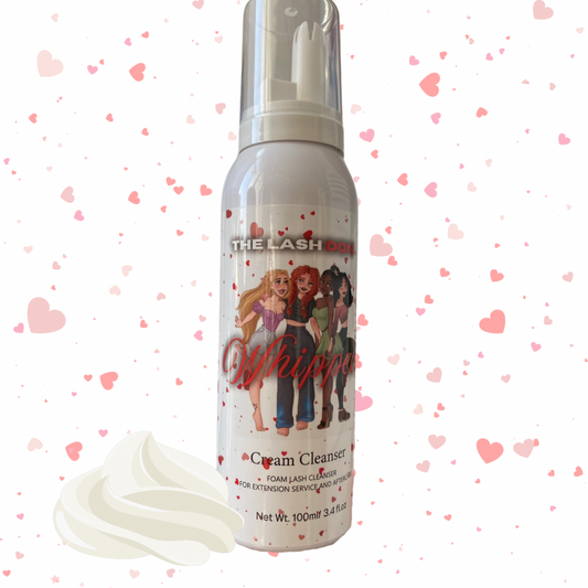 Whipped cream cleanser